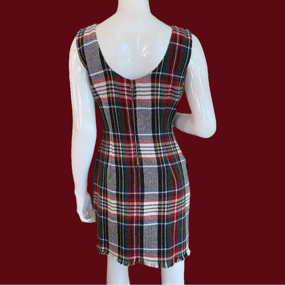 ZARA TRF COLLECTION SLEEVELESS PLAID DRESS. WOMEN’S SIZE LARGE NEW WITH TAG - Picture 2 of 9